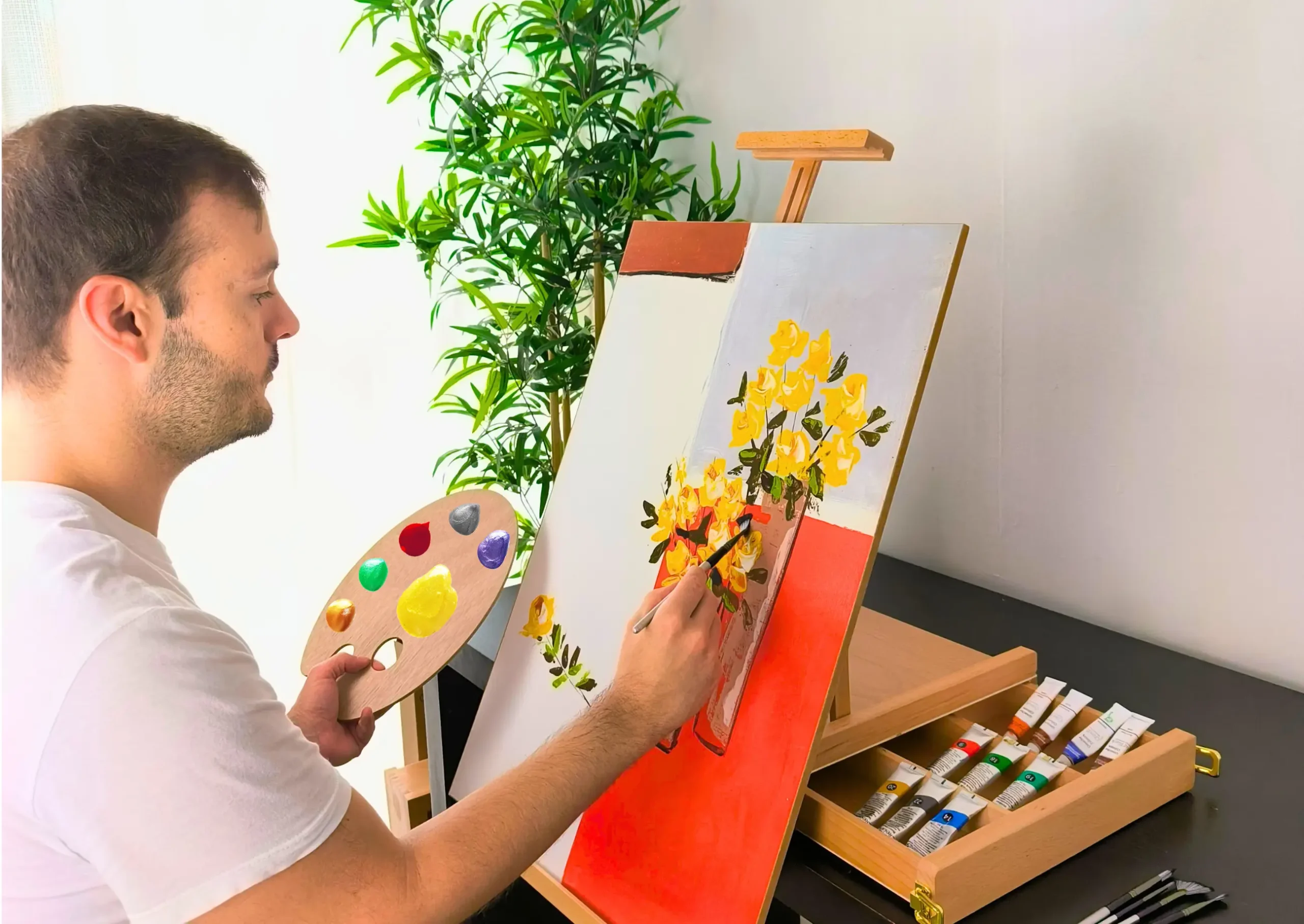 Caballetes de pintura profesionales